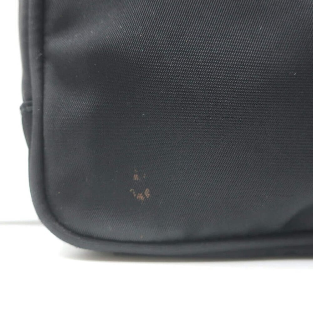 Prada Tessuto Mini Camera Crossbody Bag Black Nylon & Saffiano Leather Clutch - Picture 8 of 15